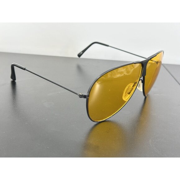 Vintage Tasco 1175Y Aviator Amber Shooting Glasses (C3-17) - Picture 5 of 14